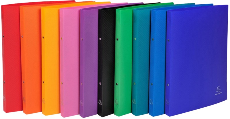 Thumbnail - Exacompta Ringbuch 2 Ringe Polypropylen 20 mm DIN A4 Farbig sortiert 20 Stück