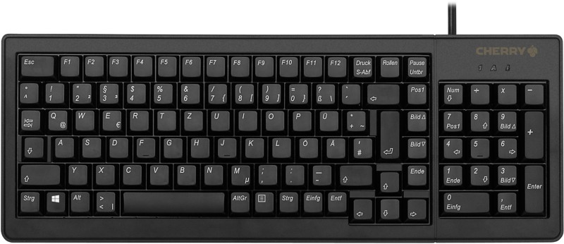 CHERRY Wired Compact Keyboard G84-5200 QWERTY GB Black