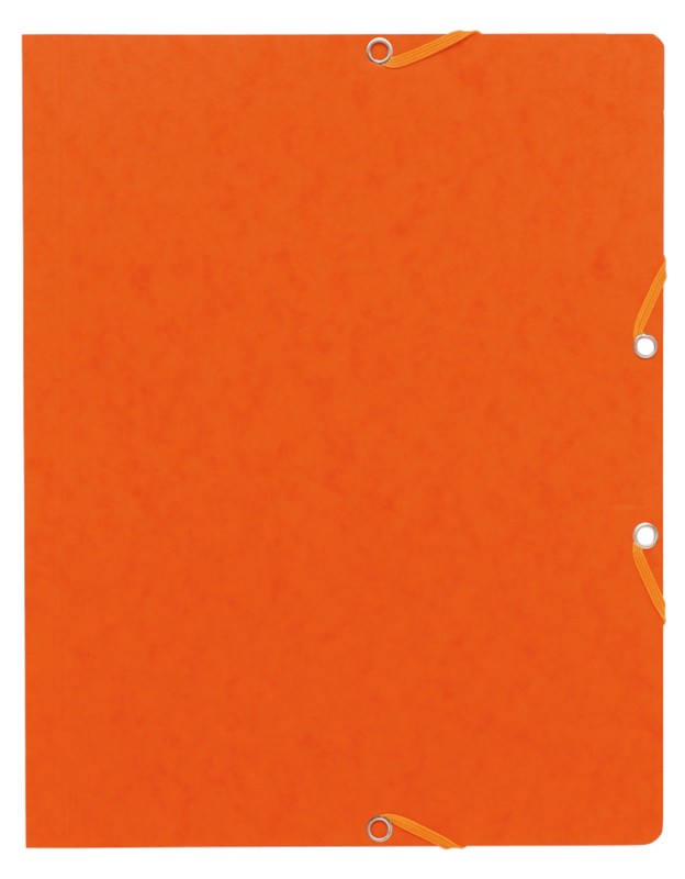 Exacompta Eckspannmappe 55464E Orange Karton 24 x 32 cm 50 Stück