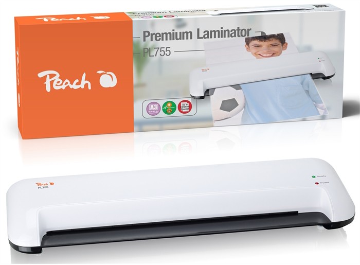 Peach Premium PL755 A3 Laminiergerät, 400 mm/min. Aufwärmzeit 2 Min. bis zu 2 x 125 (250) Mikron