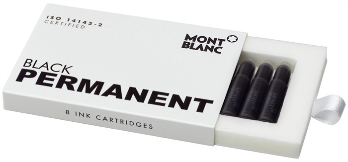 Montblanc Tintenpatrone 107757 Schwarz 8 Stück