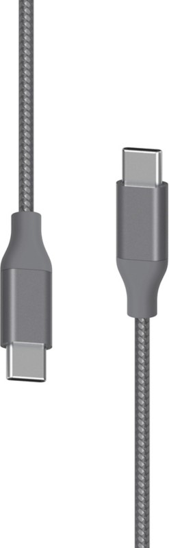 XLAYER 217088 1 x USB C Stecker auf 1 x USB Stecker Ladekabel 1,5m Grau