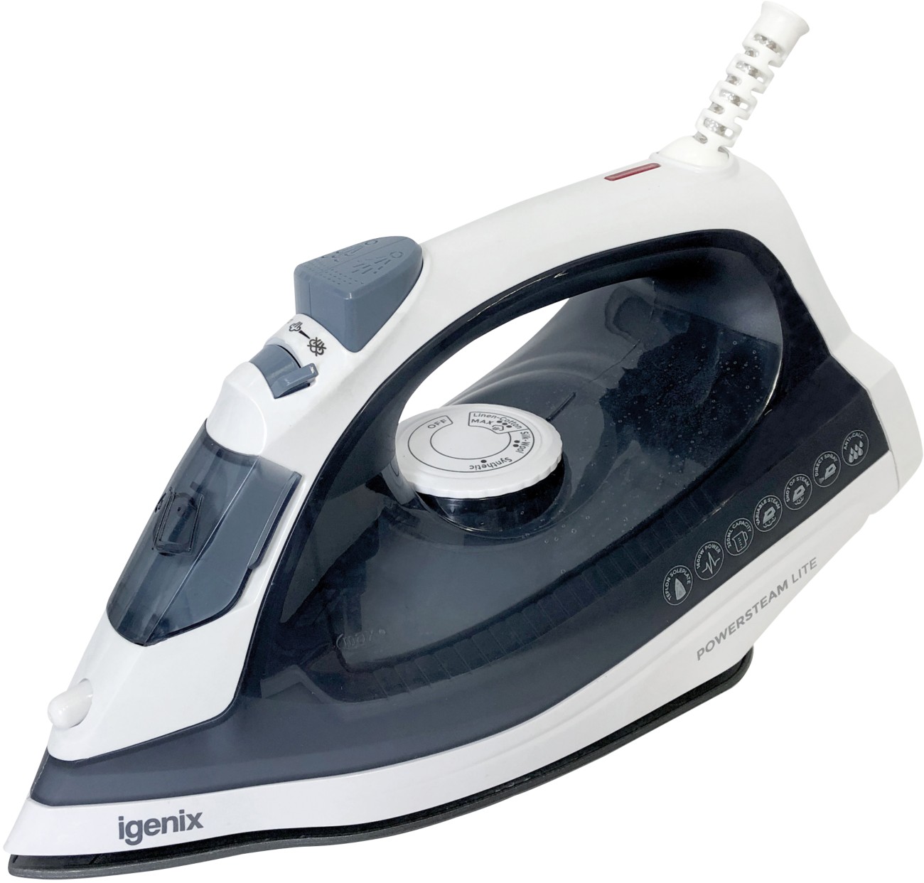 Igenix Steam Iron Ig3116 1600W Blue & White