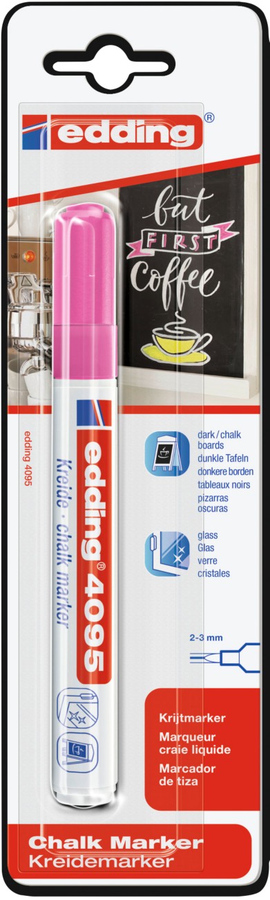 Edding 4095 Chalk Marker Medium Bullet 2-3 Mm Pink