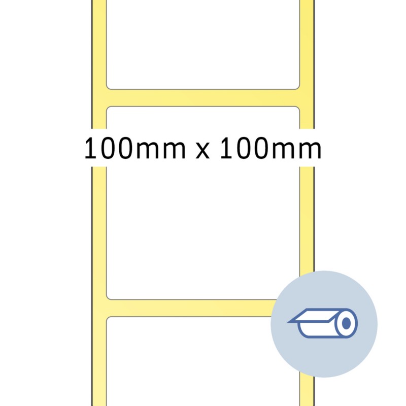 Herma 5017 Thermotransferetiketten Selbstklebend Weiß 100 x 100 mm 1000 Etiketten