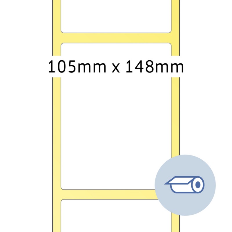 Herma 4095 Thermotransferetiketten Selbstklebend Weiß 105 x 148.5 mm 1000 Etiketten