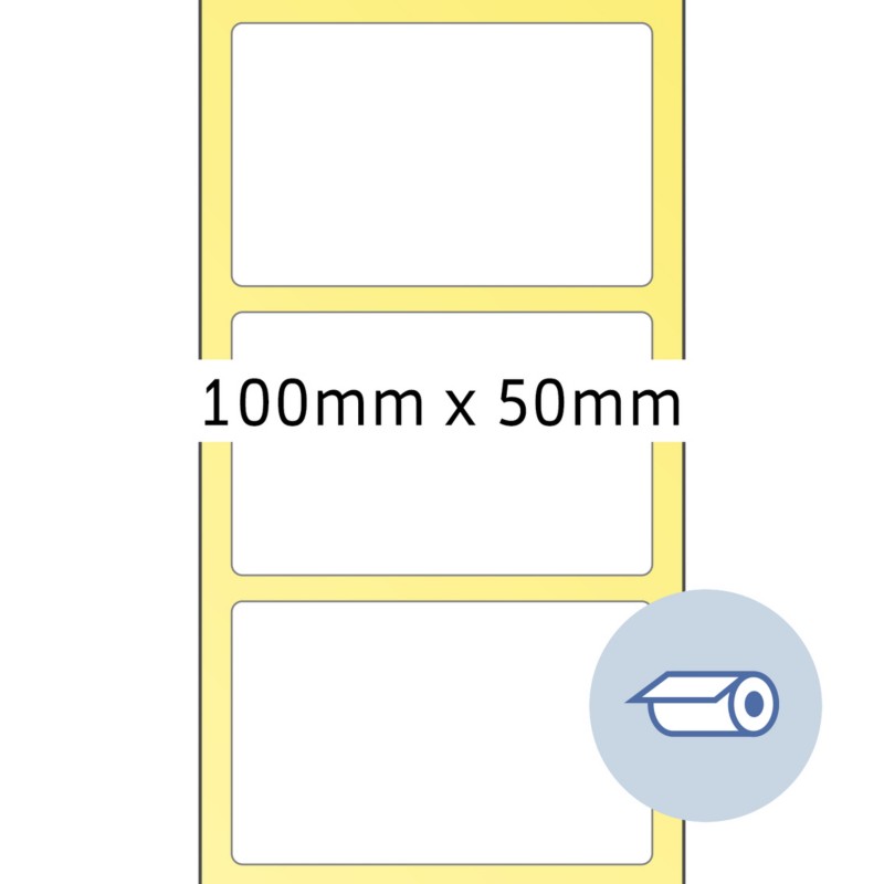 Herma 4090 Thermotransferetikettenn Selbstklebend Weiß 50 x 100 mm 2000 Etiketten