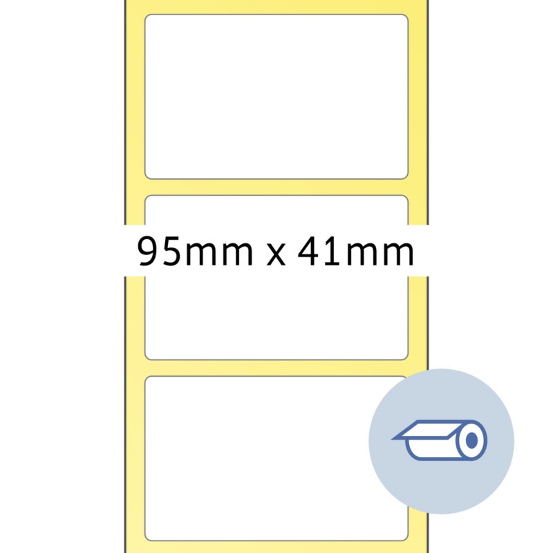 Thumbnail - Herma 4085 Thermotransferetikettenn Selbstklebend Weiß 41 x 95 mm 2000 Etiketten