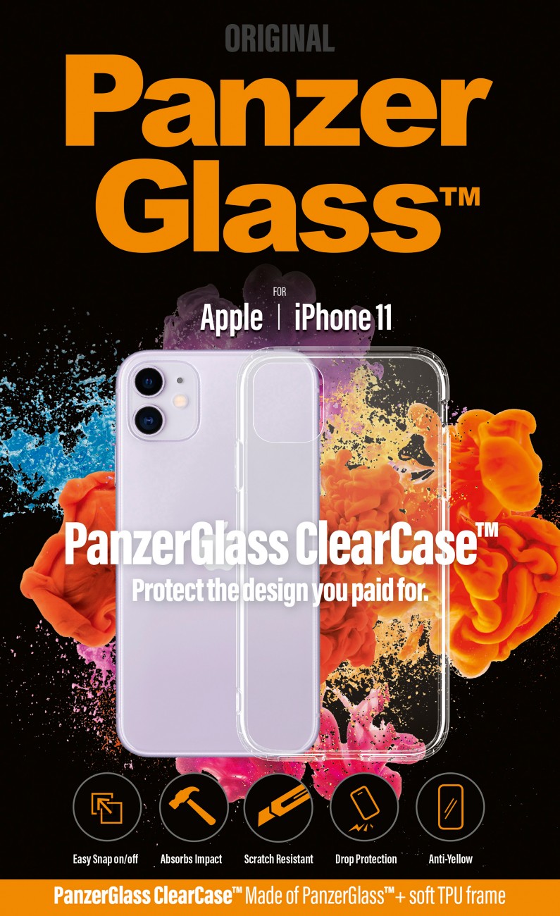 PanzerGlass Handytasche iPhone 11 Transparent