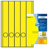 Thumbnail - HERMA Ordneretiketten 5131 Gelb 38 x 297 mm 20 Blatt à 5 Etiketten