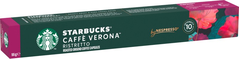 Thumbnail - Starbucks by Nespresso Caffe Verona Kaffeekapseln Kapseln Packung Ristretto 10/10 Stark 10 Stück à 5.5 g
