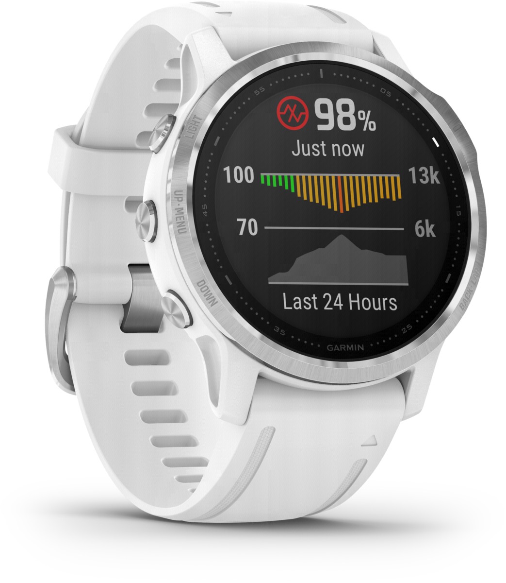 Garmin Sportuhr fenix 6S Weiß