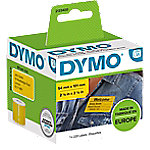 Dymo LW 2133400 Labels Original Self Adhesive Permanent Black on Yellow 54 (W) x 101 (L) mm 220 Labels