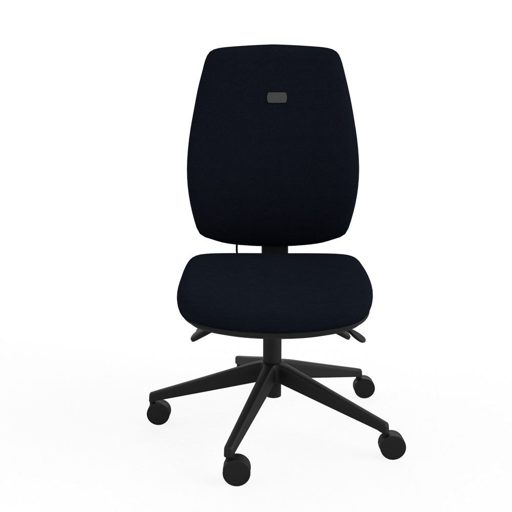 Office Chair Knee Tilt Without armrest Black 150 kg Ergonomic Home 500 x 500 x 1,040 mm