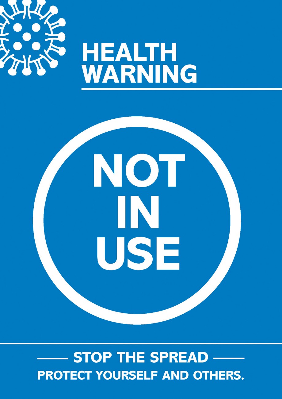 Seco Health And Safety Poster Health Warning - Not In Use Adhesive Plastic 21 X 29.7 Cm Cvp08-A4