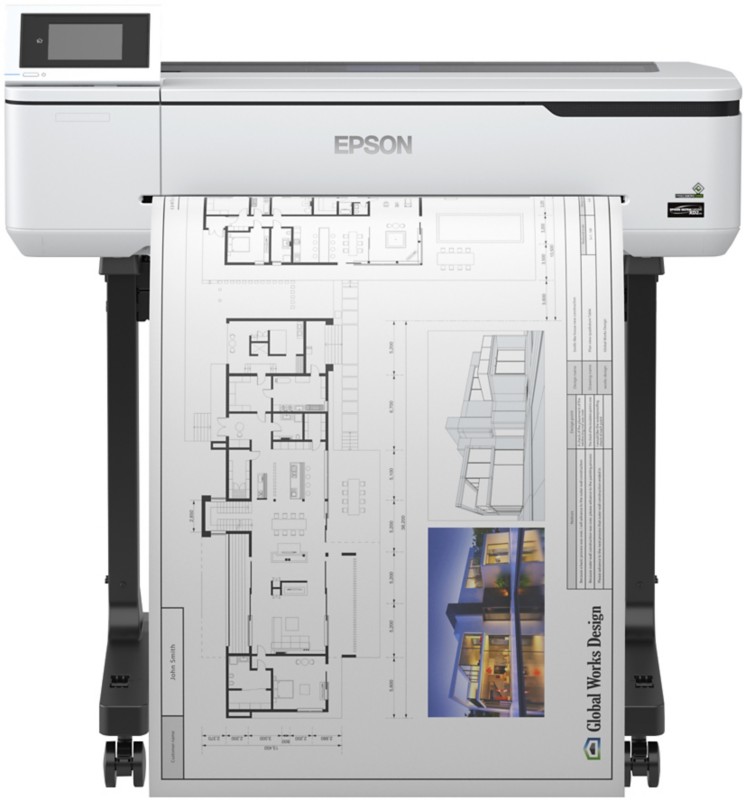 Thumbnail - Epson SureColor SC-T3100 Farb Tintenstrahl Großformatdrucker DIN A1 Grau C11CF11302A0