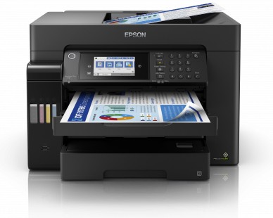 Image of Epson EcoTank ET-16600 Farb Tintenstrahl All-in-One Drucker DIN A3 Schwarz C11CH72401