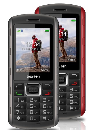 Image of Bea-Fon AL560 1,3 Megapixel 6,1 cm (2,4 Zoll) MiniSIM Mobiltelefon Mobiltelefon Schwarz, Rot