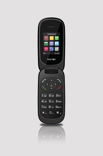 Image of Bea-Fon Classic Line C220 4.5 cm (1,77 Zoll) MiniSIM Mobiltelefon Mobiltelefon Schwarz Lack