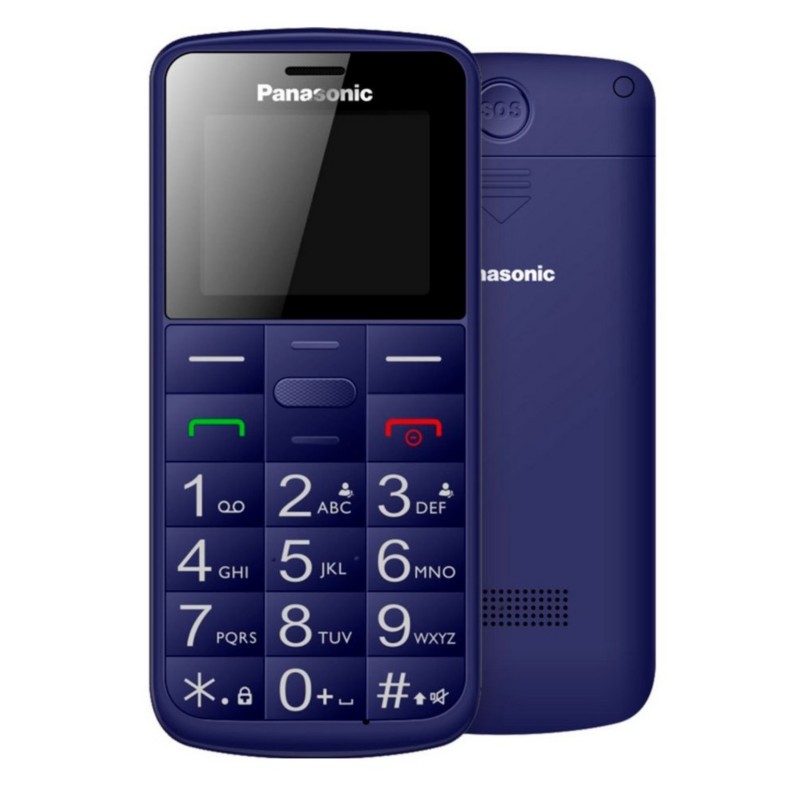Panasonic KX-TU110 0,08 Megapixel 4.5 cm (1,77") MicroSim Mobiltelefon Mobiltelefon Blau