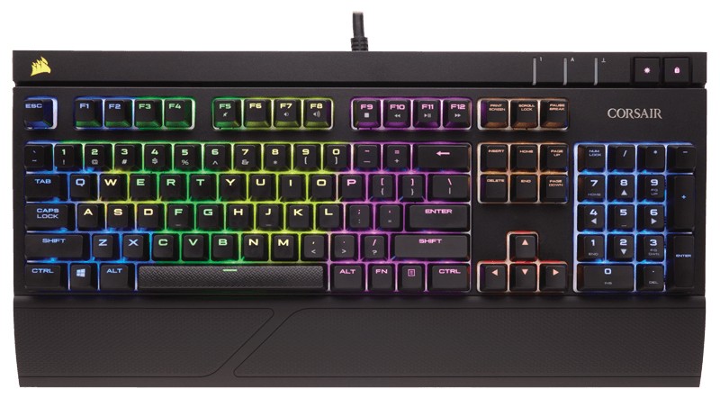CORSAIR Tastatur STRAFE QWERTZ Schwarz Kabelgebunden