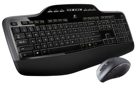 Logitech Tastatur & Maus Set MK710 Kabellos QWERTY Schwarz