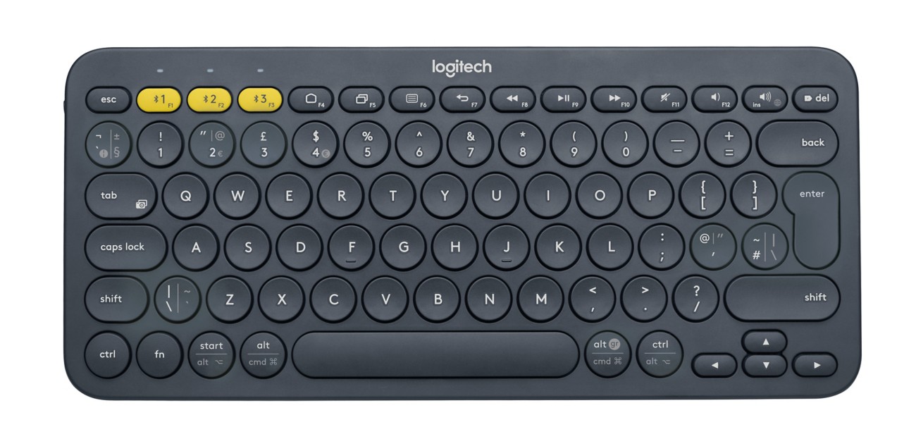 LOGITECH Tastatur K380 QWERTZ Schwarz Kabellos Bluetooth