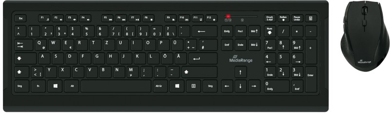 Thumbnail - MediaRange Tastatur&Maus Kabellos MROS104 QWERTZ