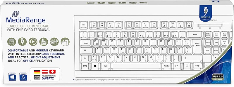 MediaRange Tastatur Verkabelt MROS116 QWERTZ
