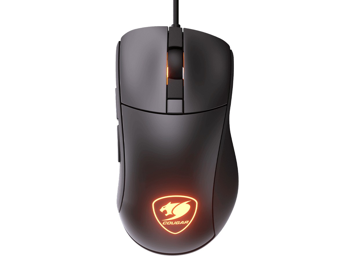 COUGAR SURPASSION ST Optische USB Kabelgebundene Maus 1.8 m Kabel für Rechtshänder Schwarz