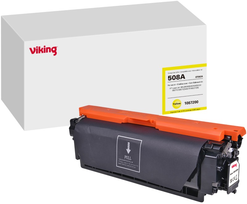 Viking 508A Kompatibel HP Tonerkartusche CF362A Gelb