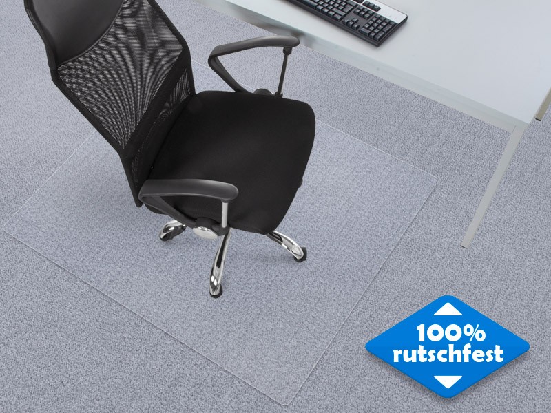 Floordirekt Pro Bodenschutzmatte Neo Teppich Vinyl Transparent 750 x 1200 mm