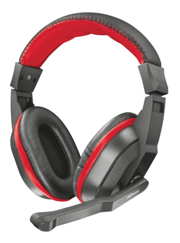 Image of Trust Ziva Gaming-Headset Verkabelt Über das Ohr Schwarz mit Mikrofon