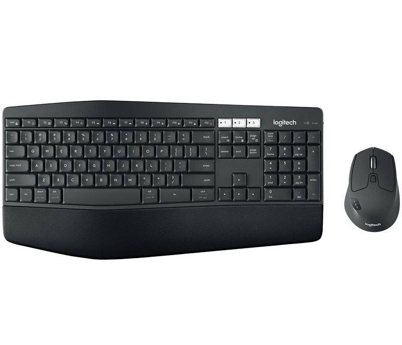 LOGITECH MK850 Performance Kabellos Tastatur-Maus-Set QWERTY Schwarz
