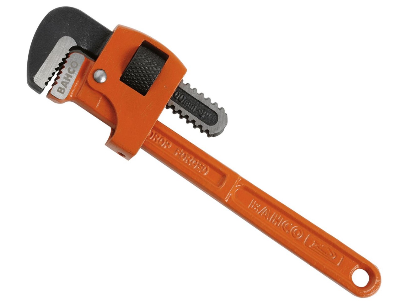 Bahco Bah36124 Pipe Wrench Forged Steel 76 Mm