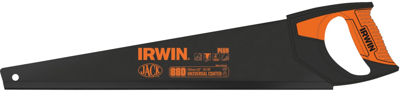 Jack Irwin Universal Hand Saw Coated 550Mm (22In) X 8 Tpi