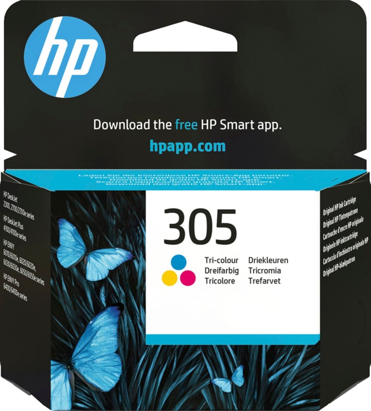 HP 305 Original Tintenpatrone 3YM60AE Cyan, Magenta, Gelb