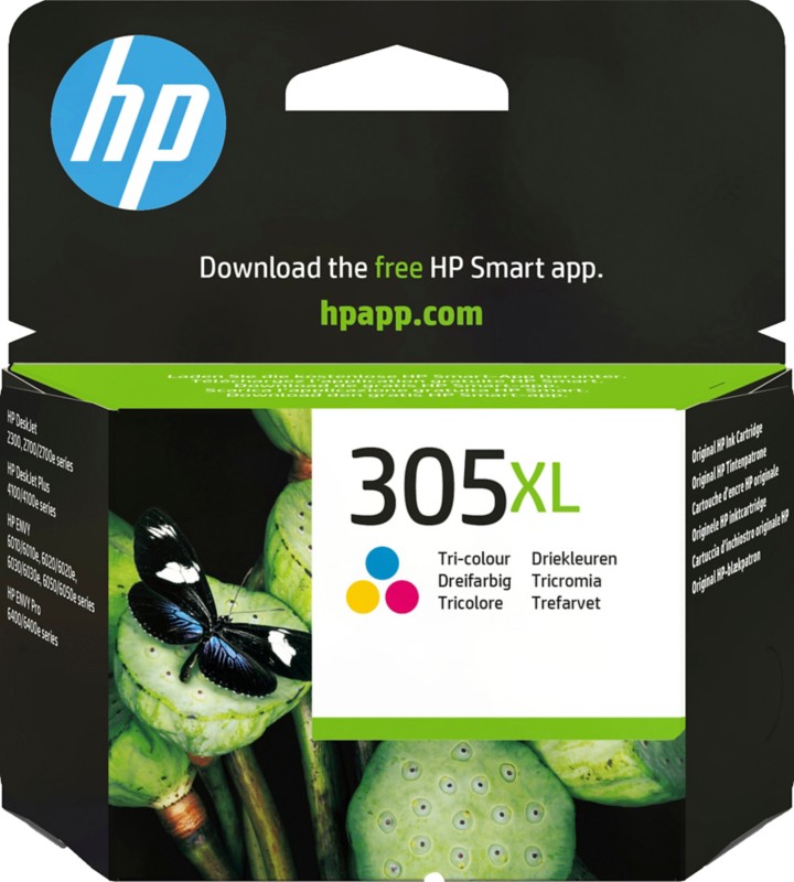 HP 305XL Original Tintenpatrone 3YM63AE Cyan, Magenta, Gelb