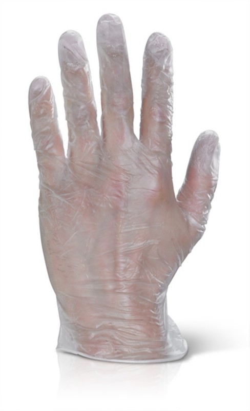 CLICK MEDICAL Einweghandschuhe Vinyl Ungepudert Extra Large (XL) Transparent 100 Stück