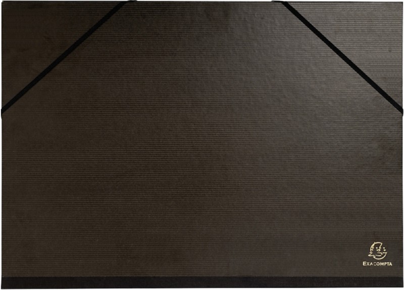 Thumbnail - Exacompta Kunstordner 548000E Karton 320mm x 450mm Schwarz 10 Stück