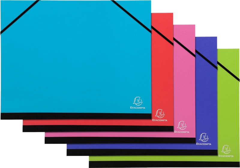 Thumbnail - Exacompta Zeichenmappe 25629E Karton A4 Verschiedene Packung mit 5 Stück