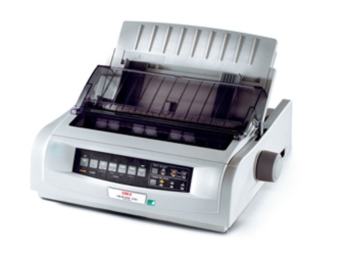 OKI 5590 eco Mono Nadeldruck Dot-Matrix Drucker Weiß 1308801