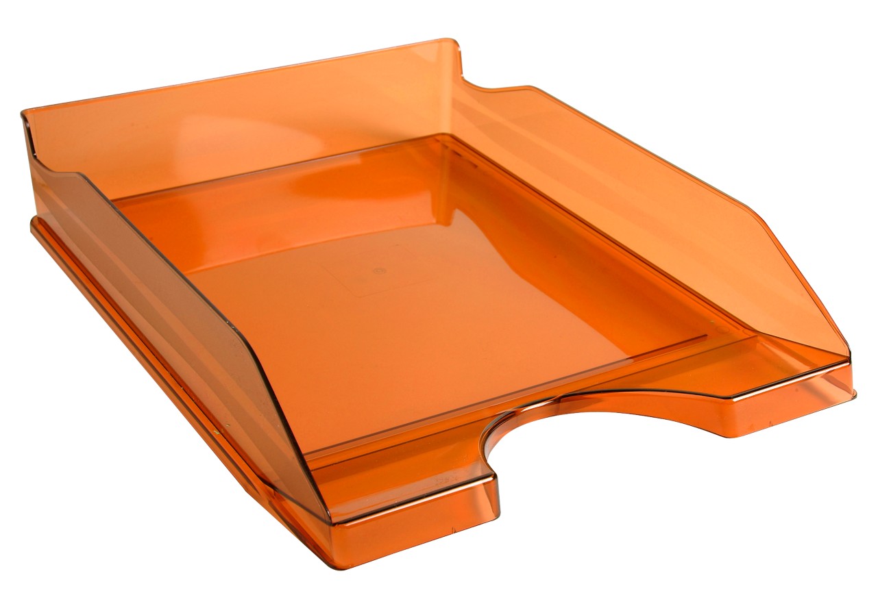 Exacompta Briefablage Classic 12346D Polystyrol 500 Blatt Orange 65 x 25,5 x 34,5 cm 10 Stück