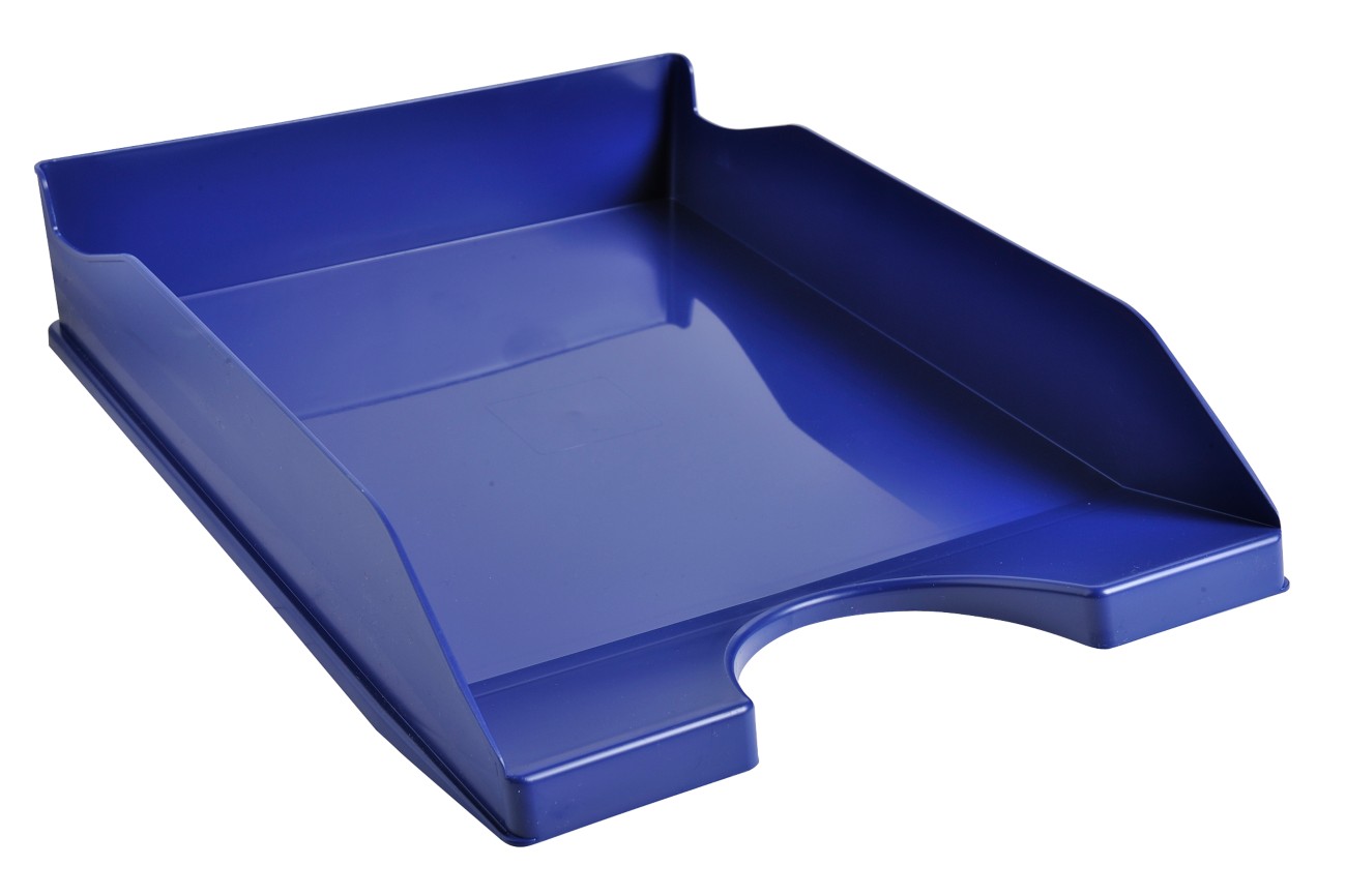Exacompta Briefablage Classic 123104D Polystyrol 500 Blatt Blau 65 x 25,5 x 34,5 cm 10 Stück