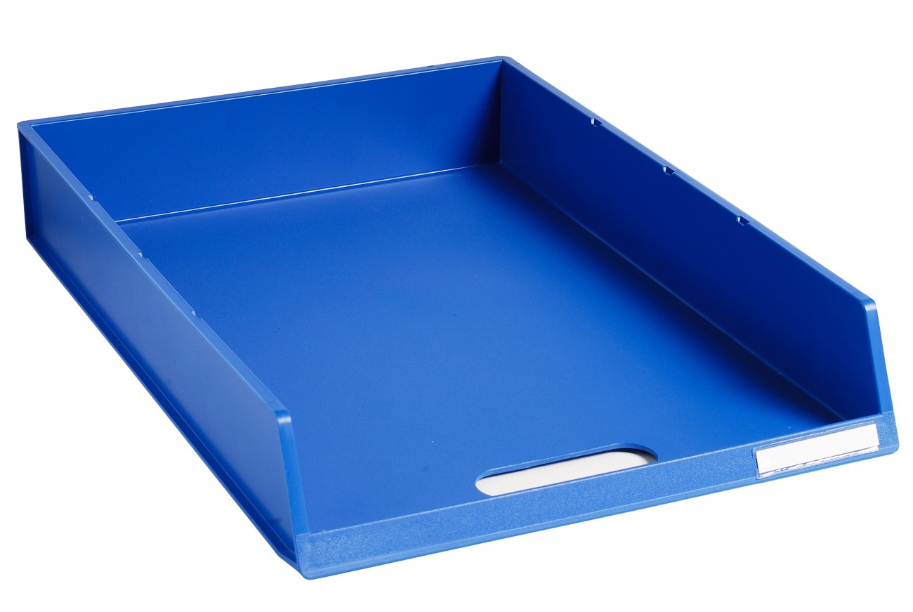Exacompta Briefablage Classic 11003D Polystyrol 500 Blatt Blau 59 x 24,6 x 34,5 cm 6 Stück