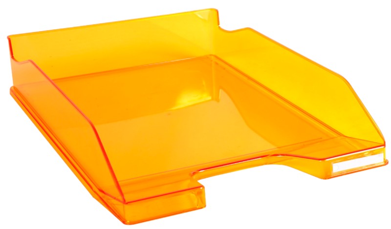Thumbnail - Exacompta Briefablage Classic 113246D Polystyrol 500 Blatt Orange, Transparent 65 x 25,5 x 34,6 cm 6 Stück