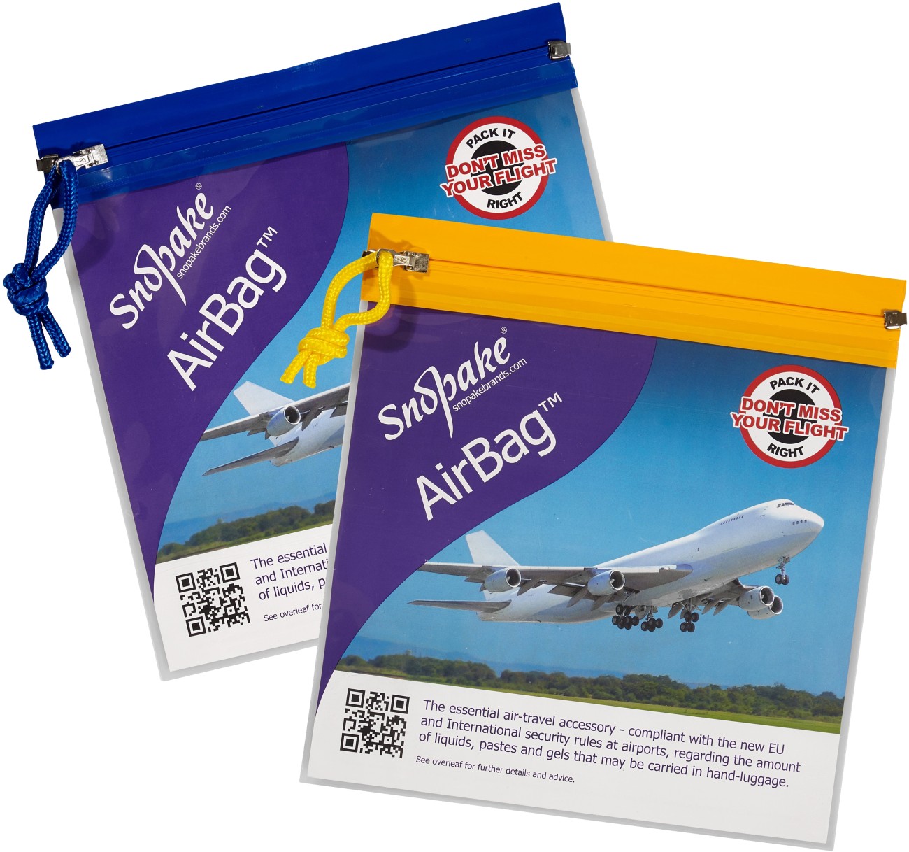 Snopake Zip Lock Bags Airbag Pp (Polypropylene) 20 (W)20 (H) Cm Assorted Pack Of 25