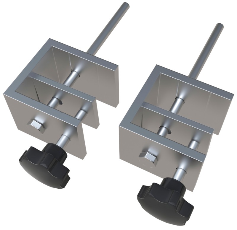 Pince de fixation pour séparateur de bureau Nobo Premium Plus 2 Unités