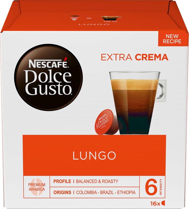 NESCAFÉ Dolce Gusto Lungo Kaffeekapseln 16 Stück