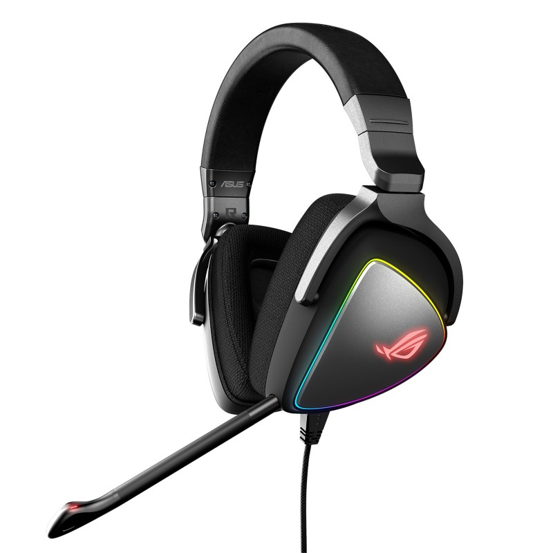 Image of Asus Rog Delta Gaming-Headset Verkabelt Kopfbügel Geräuschunterdrückung mit Mikrofon Schwarz mit Mikrofon USB